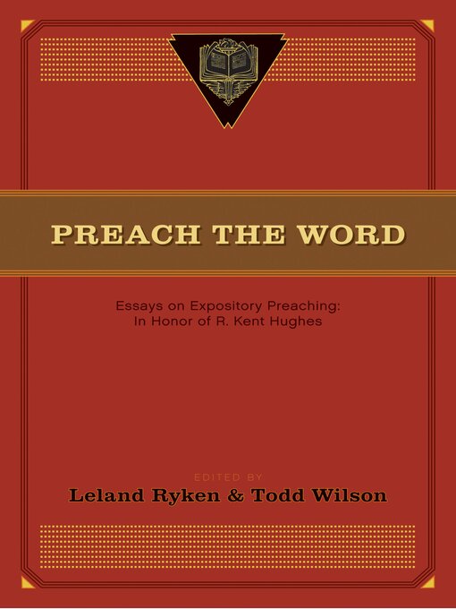 Title details for Preach the Word by Leland Ryken - Wait list